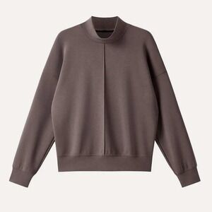 OGL Modal Spacer Mockneck Long Sleeve Pullover Shirt Women's XL Deepest Mauve